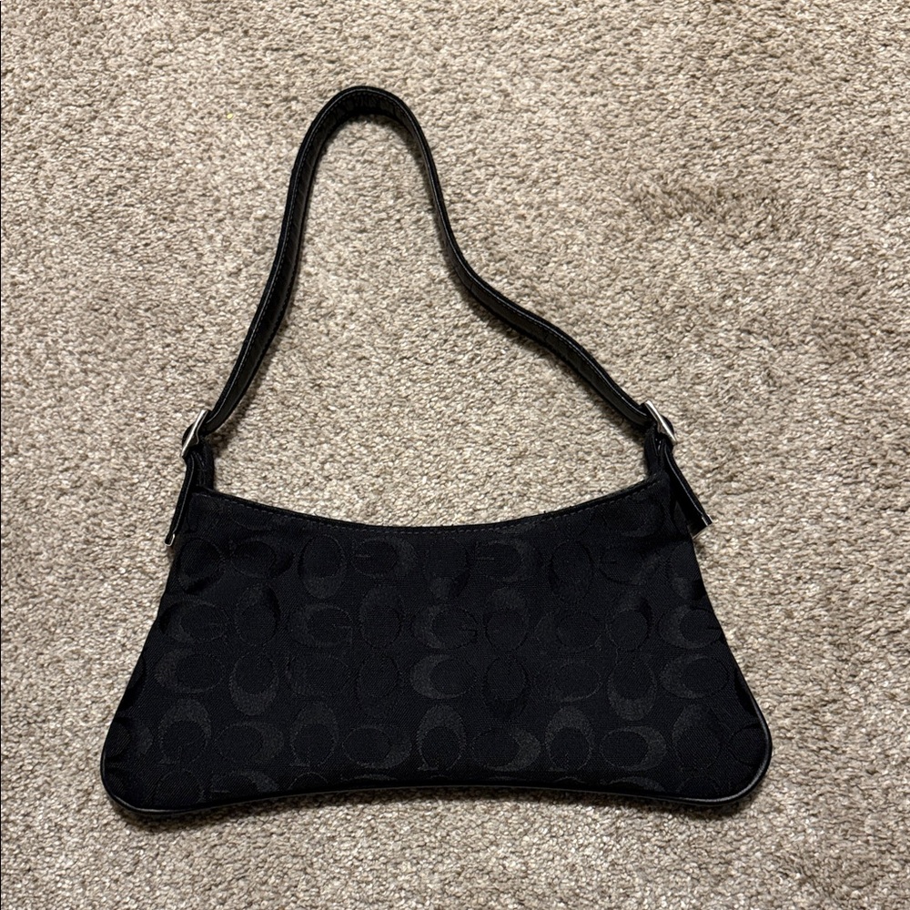 Classic Black Shoulder Bag